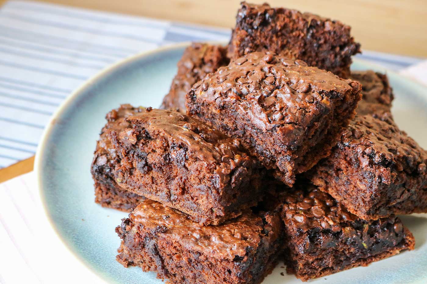 Keto Zucchini Brownie Squares