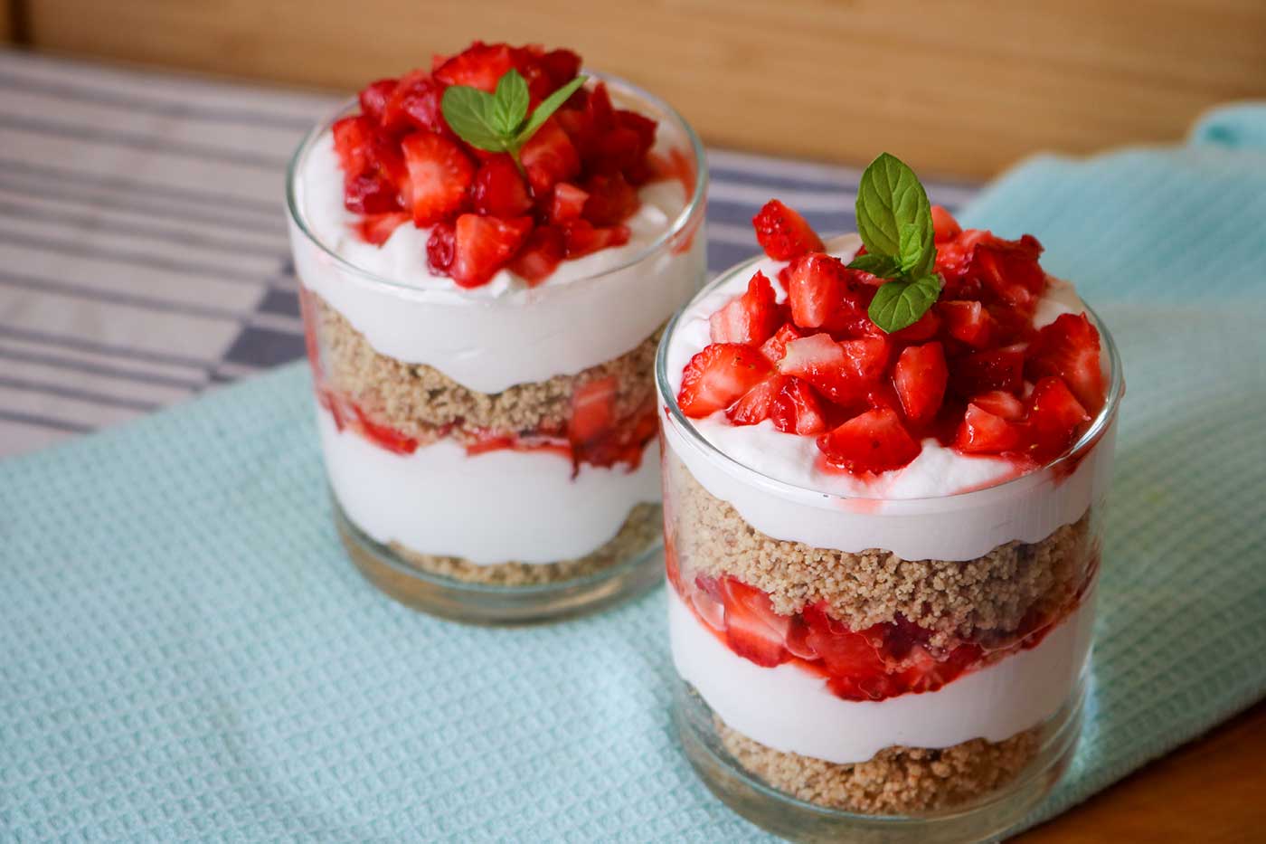 Vegan Strawberry Parfait