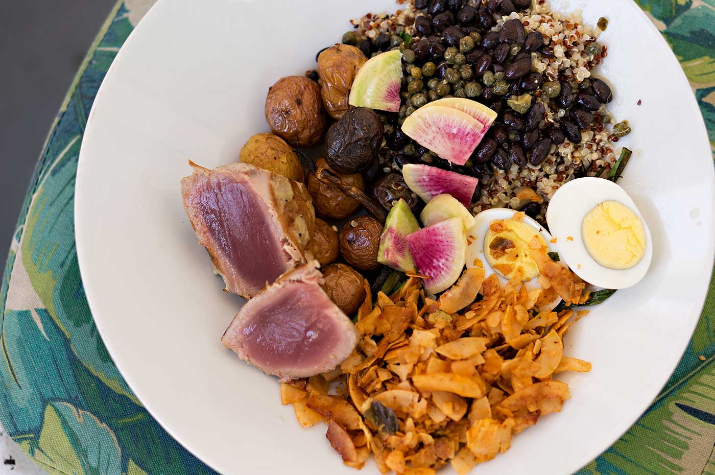 Lilikoi Organic Living, Tuna Nicoise Salad