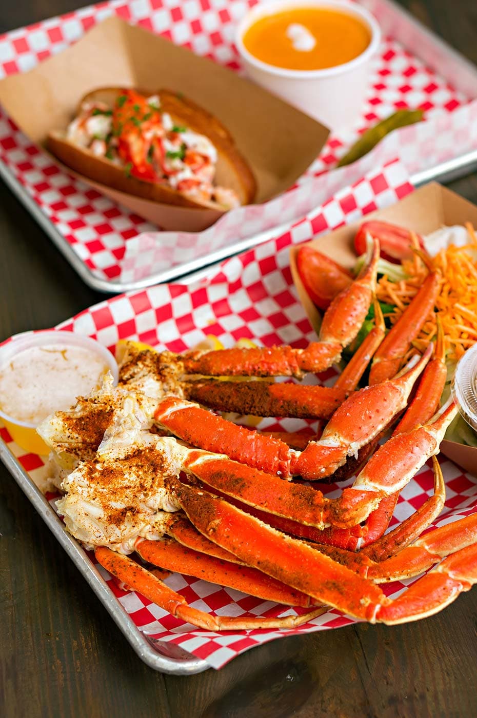 The Lobster Shack, Snow Crab Dinner