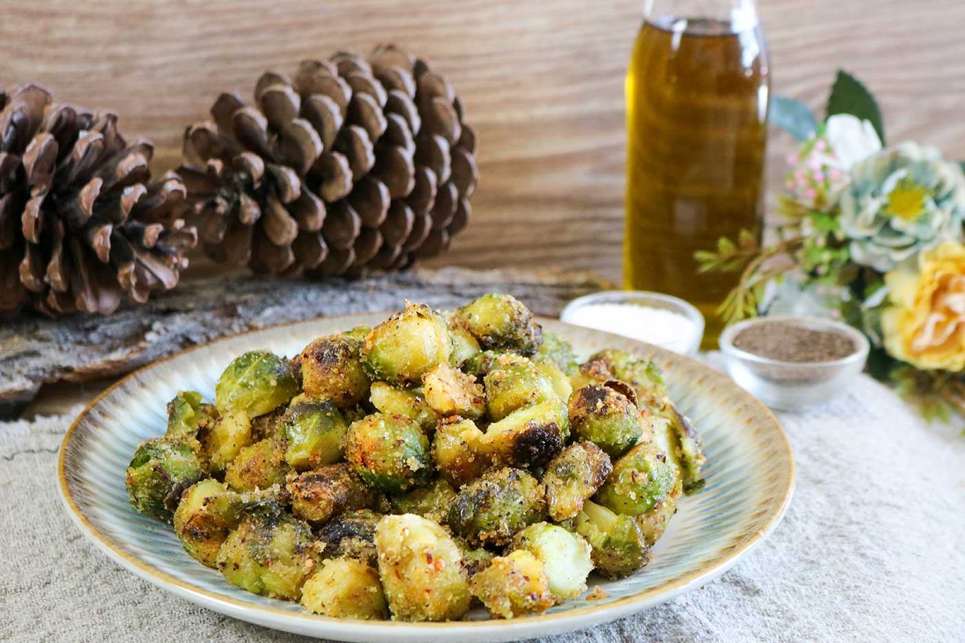 Oven Roasted Parmesan Brussels Sprouts Recipe