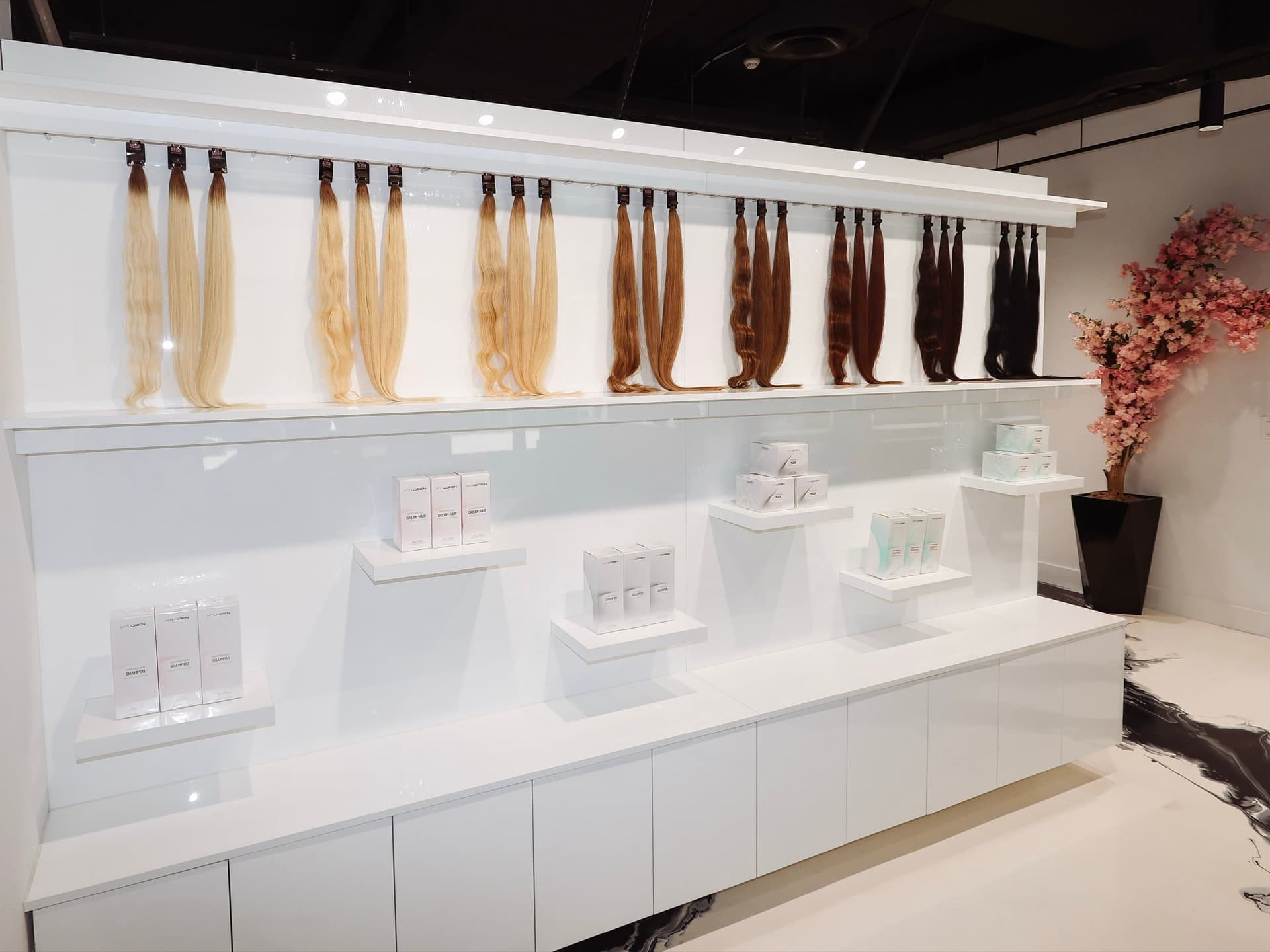 05 neish hair extension wall