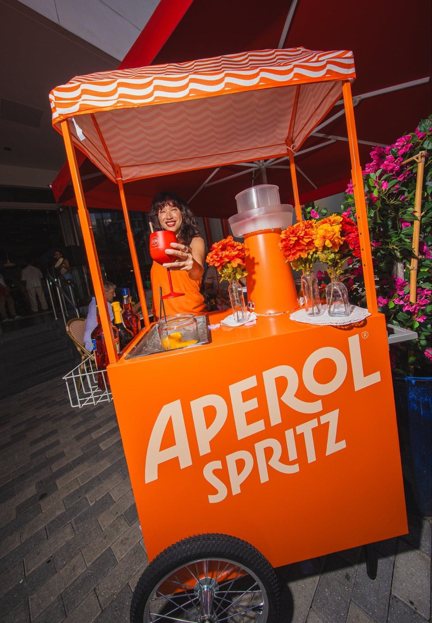 dc pie co aperol spritz cart