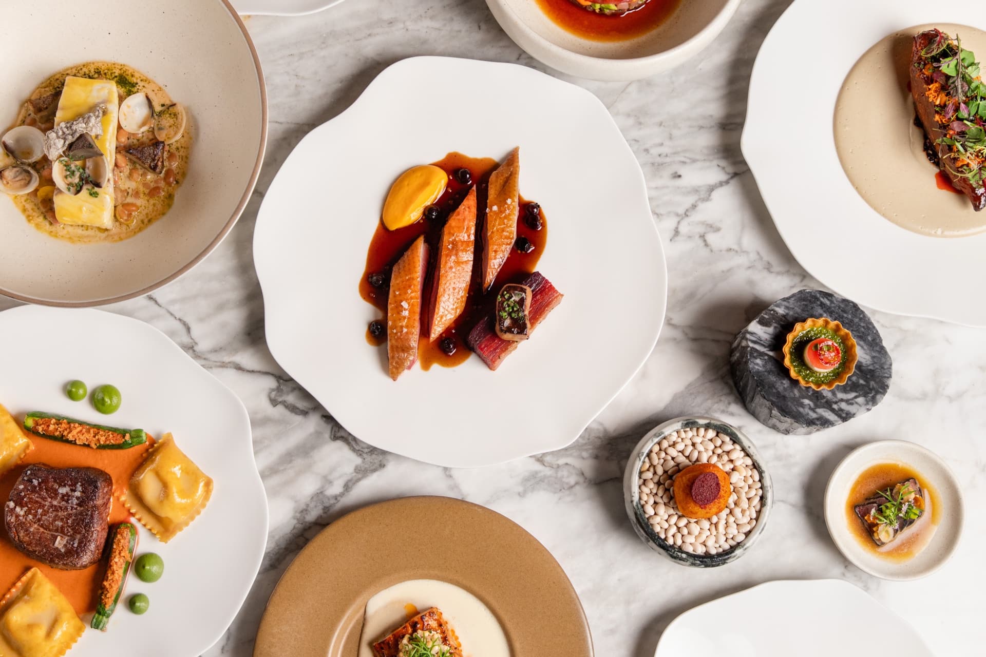 Pangea dishes for The Mexican Miami chef collaboration