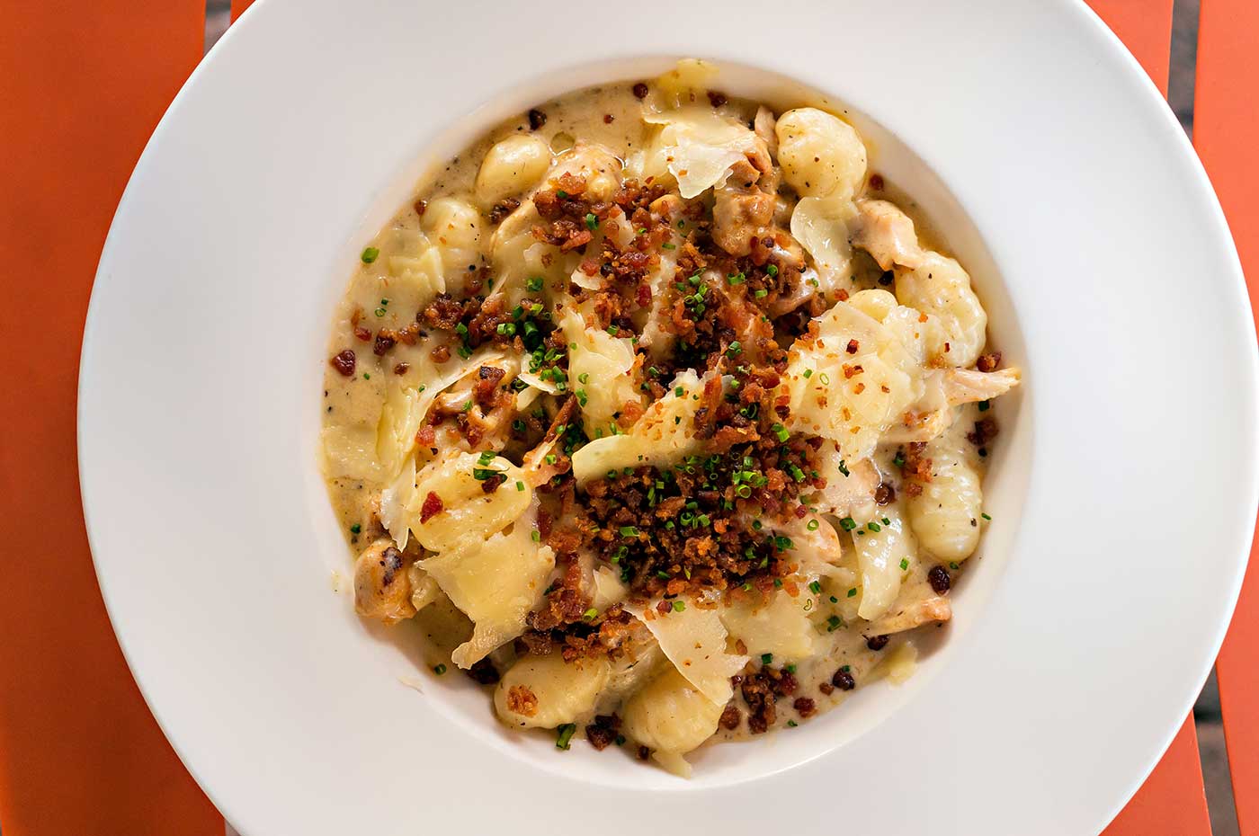 Chicken and Black Truffle Gnocchi- Glass & Vine