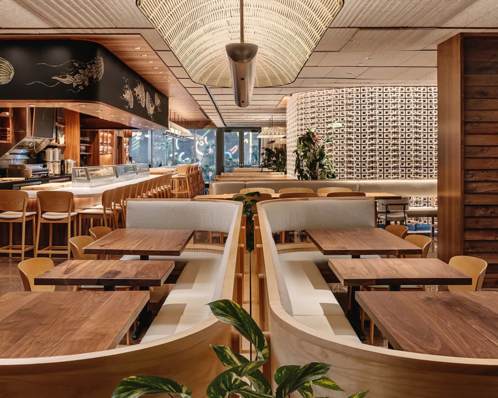 Dining room at Uchi Miami in Wynwood
