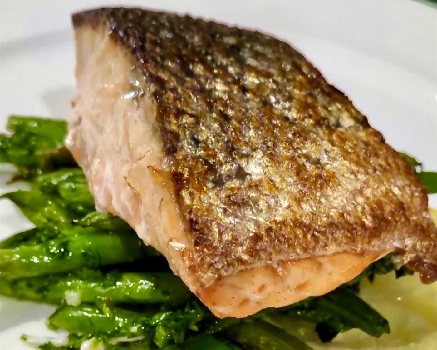 Salmon with Green Beans