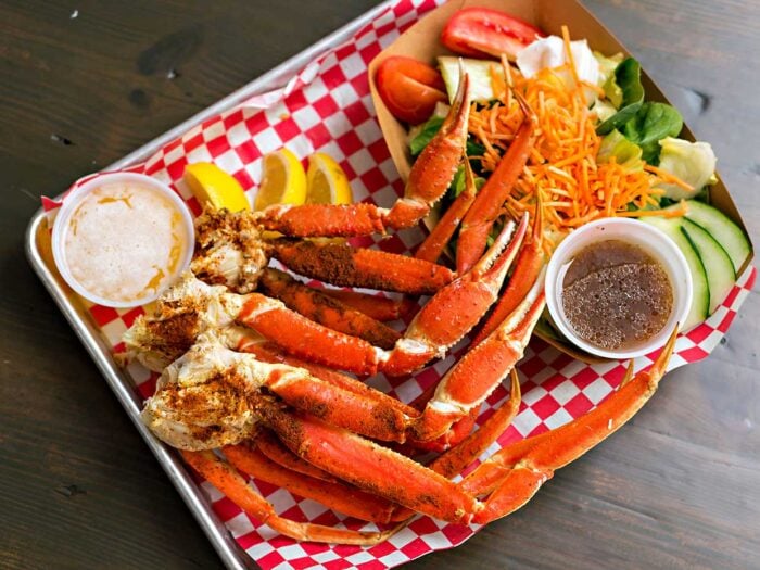 The Lobster Shack, Snow Crab Dinner