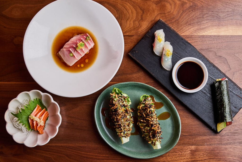 5 Great Lunches Under $25 - Cleo, Glass & Vine, Kitchen 57, PaperFish Sushi Bar, Uchi - November 2025