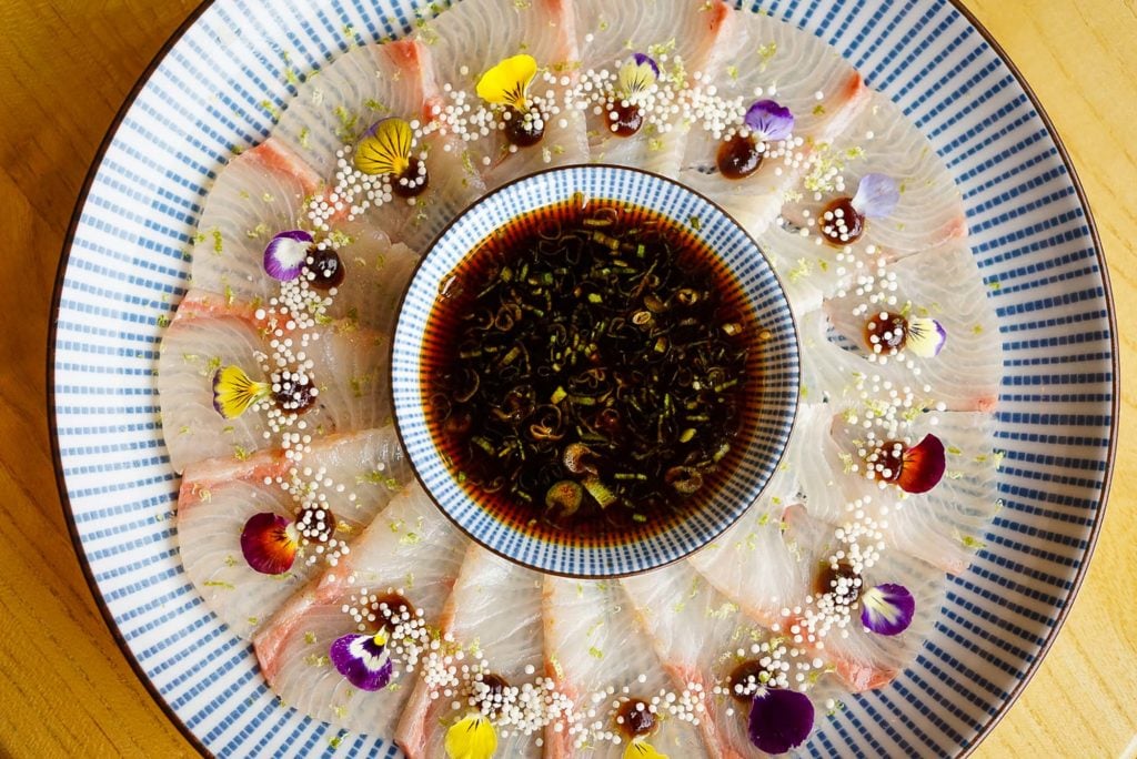 Wabi Sabi - Kanpachi Sashimi Crudo