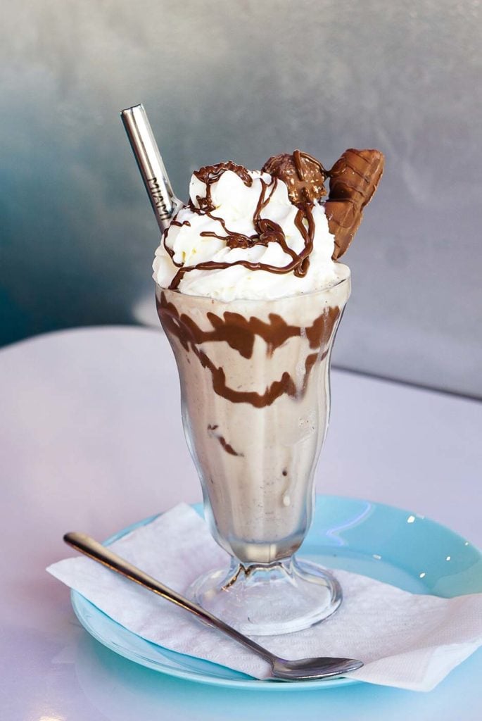 Miami Diner: A Blast to the Past Nutella Ferrero Milkshake - Miami Diner