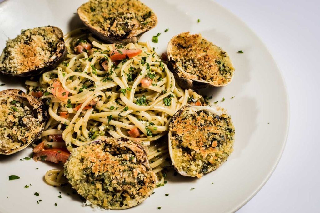 Linguini and Clam - RED South Beach