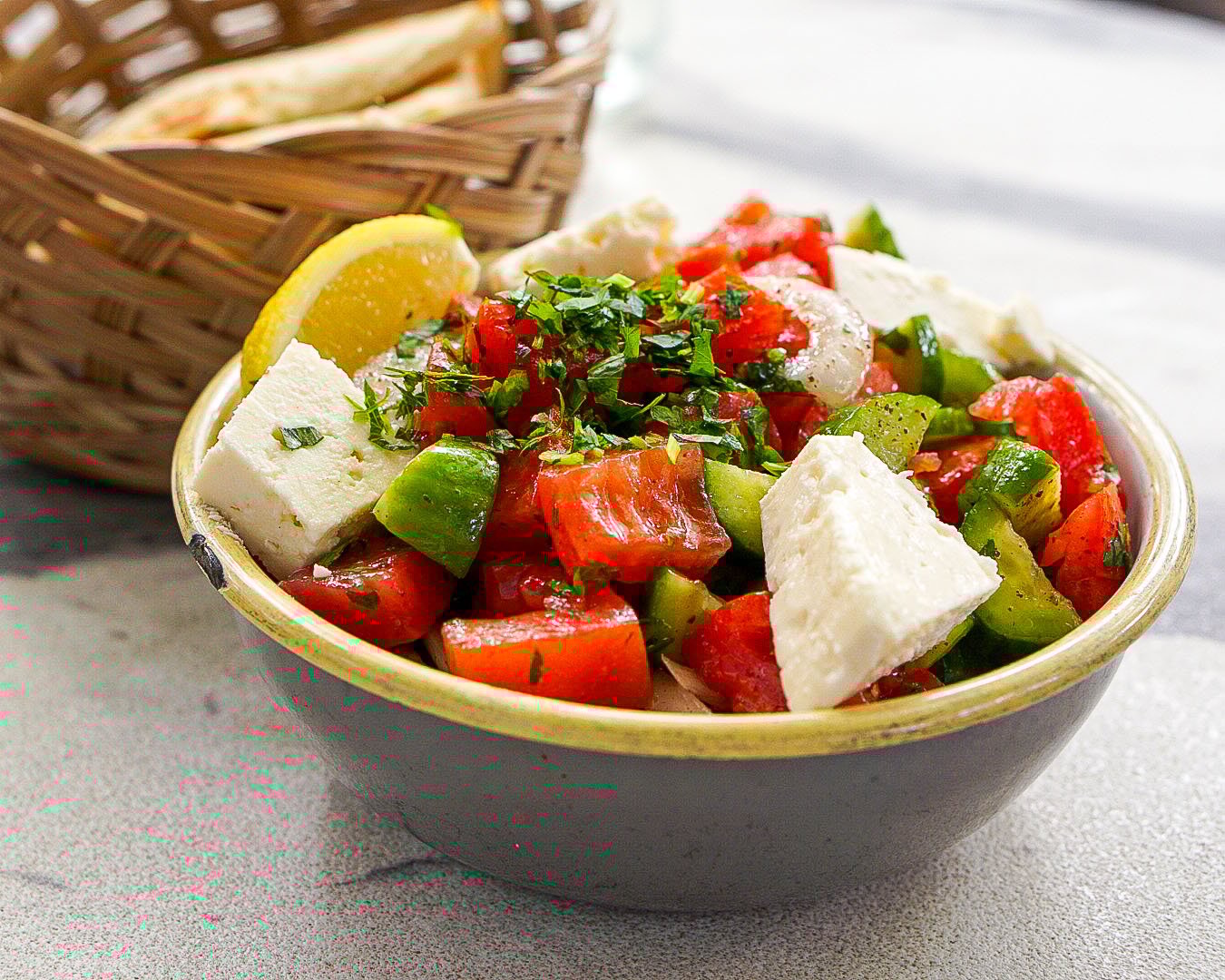 El Turco Salad - The best rainy day takeout