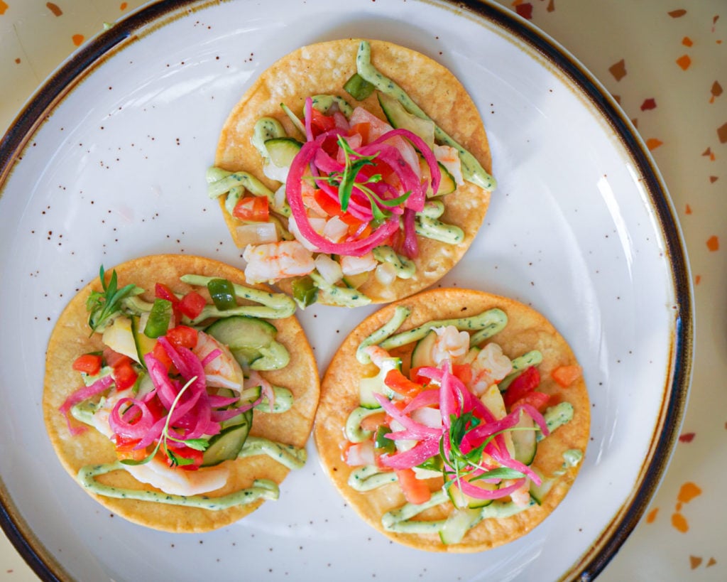 Cafe Americano - Ceviche Sliders