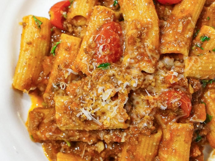 Primos-Rigatoni-Bolognese